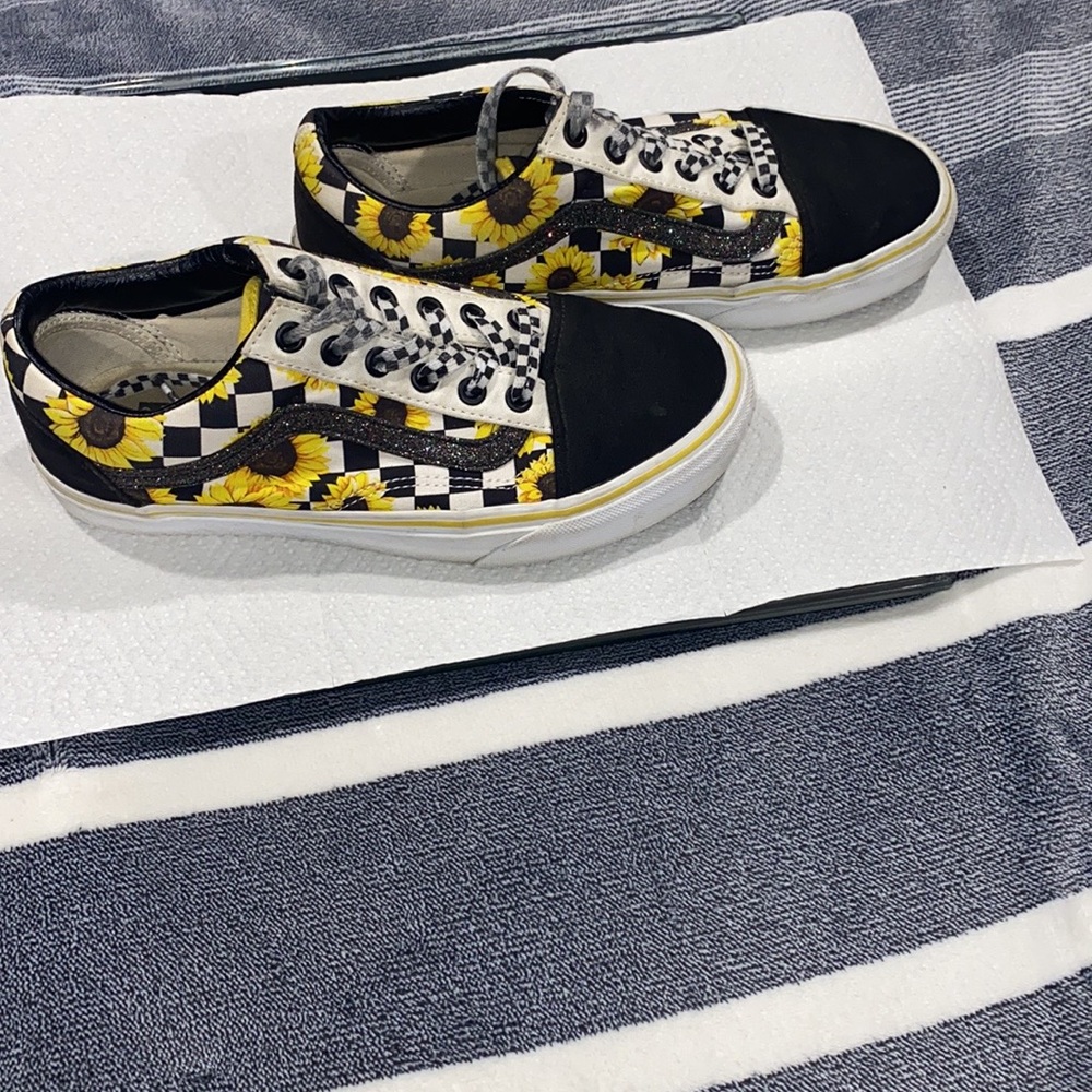 Vans Old Skool Sunflower Lace Up Shoes
